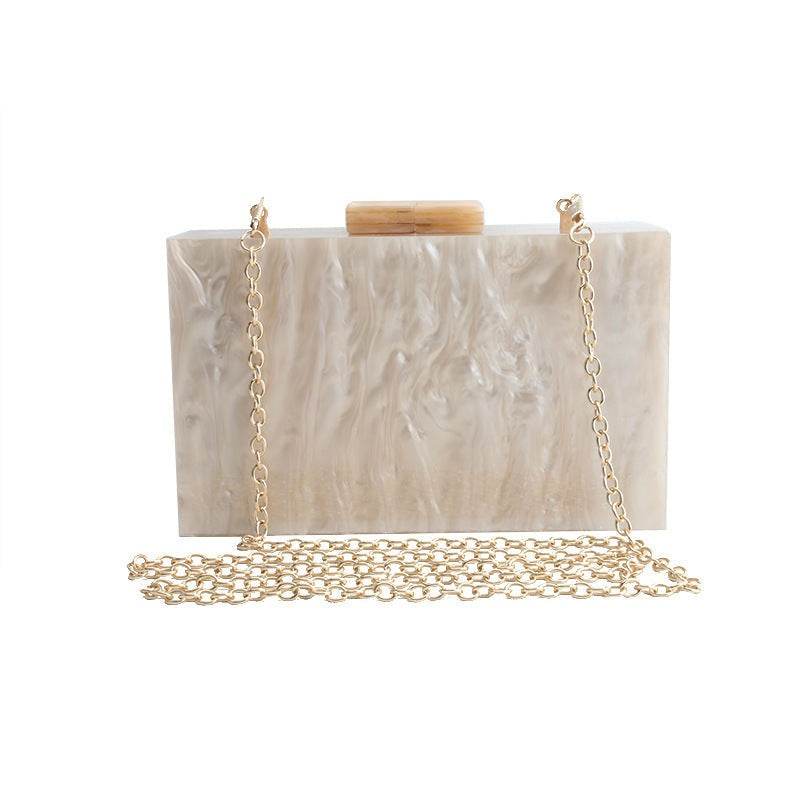 Marble Pattern Handbag - Luxevoix
