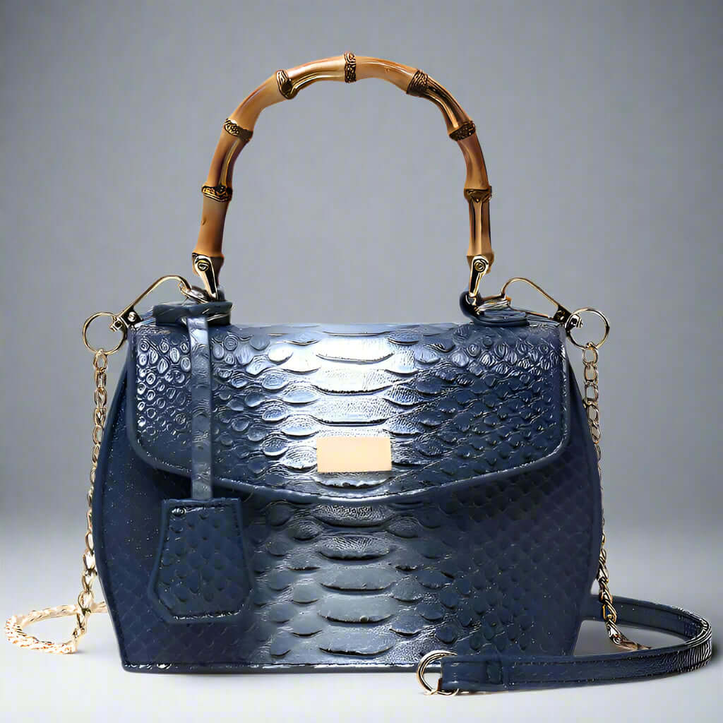 Snake Print Handbag - Luxevoix
