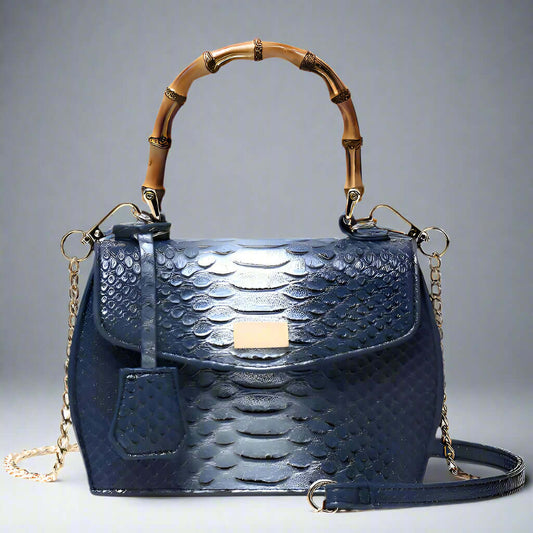 Snake Print Handbag - Luxevoix
