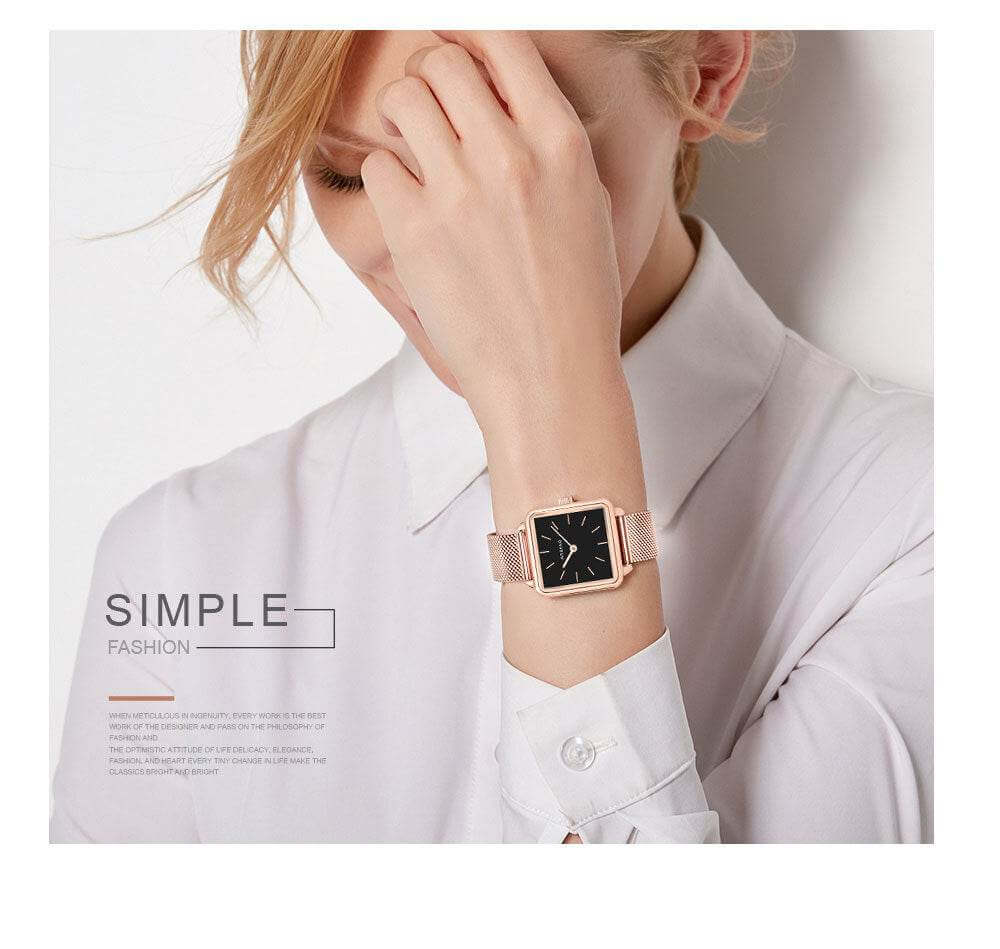 Japanese Style Square Watch - Luxevoix