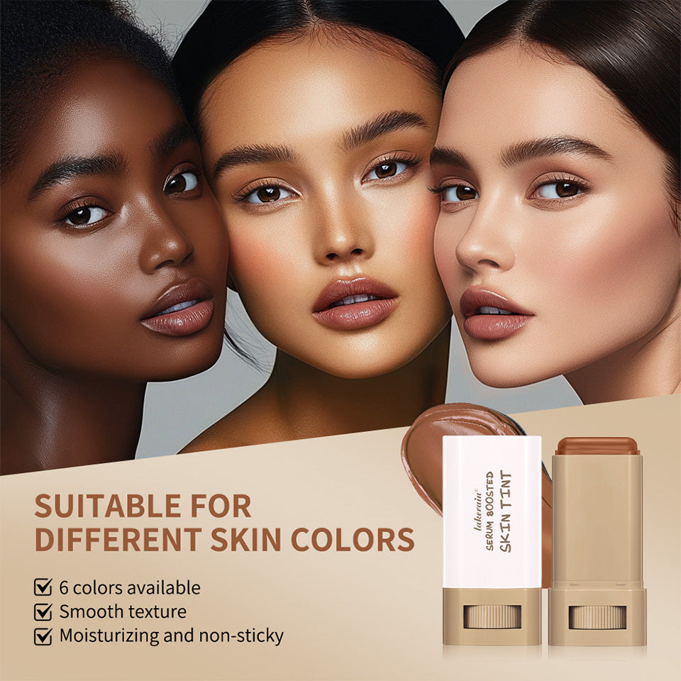 Colored Solid Essence Foundation Stick  Brightens And Moisturizes Without Fake White A smooth And Natural Touch Brightens The Skin Tone Lasting Concealer And Moisturizing Foundation