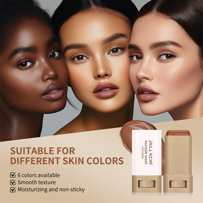 Colored Solid Essence Foundation Stick  Brightens And Moisturizes Without Fake White A smooth And Natural Touch Brightens The Skin Tone Lasting Concealer And Moisturizing Foundation