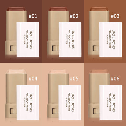 Colored Solid Essence Foundation Stick  Brightens And Moisturizes Without Fake White A smooth And Natural Touch Brightens The Skin Tone Lasting Concealer And Moisturizing Foundation