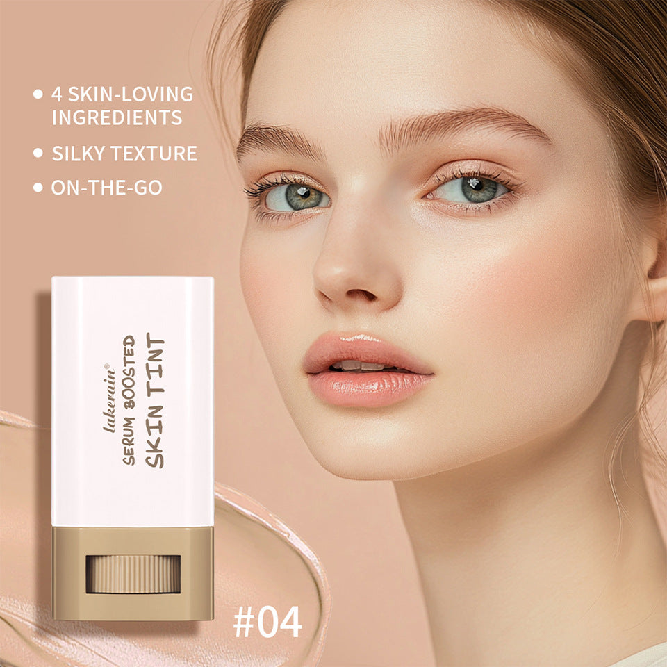 Colored Solid Essence Foundation Stick  Brightens And Moisturizes Without Fake White A smooth And Natural Touch Brightens The Skin Tone Lasting Concealer And Moisturizing Foundation