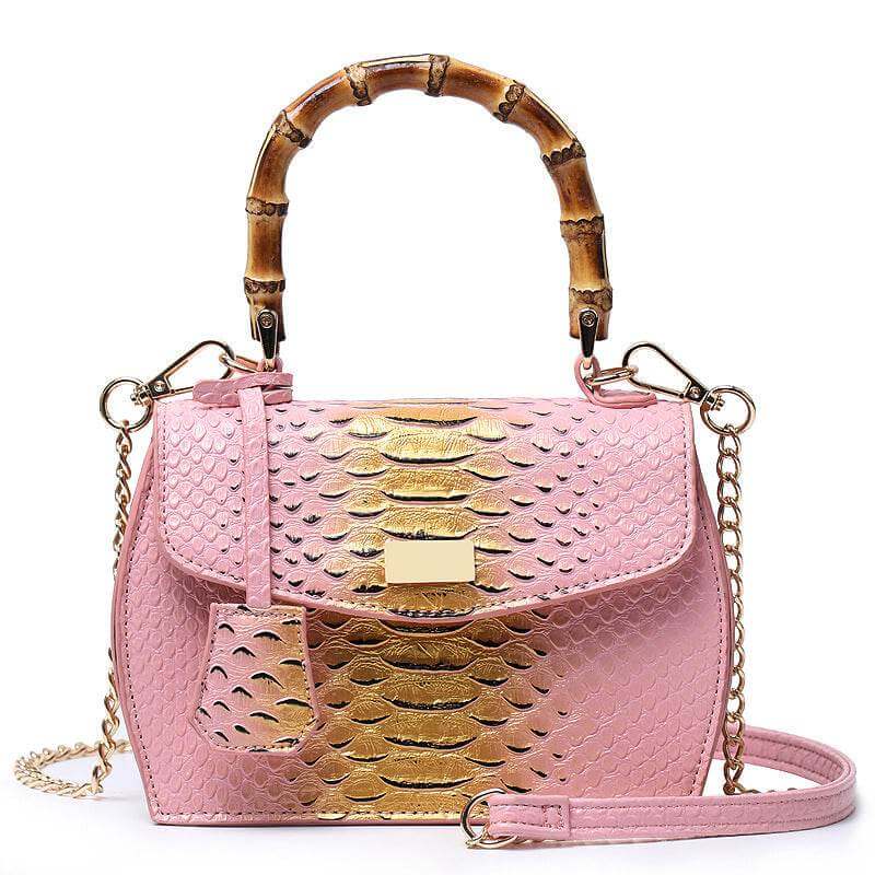 Snake Print Handbag - Luxevoix