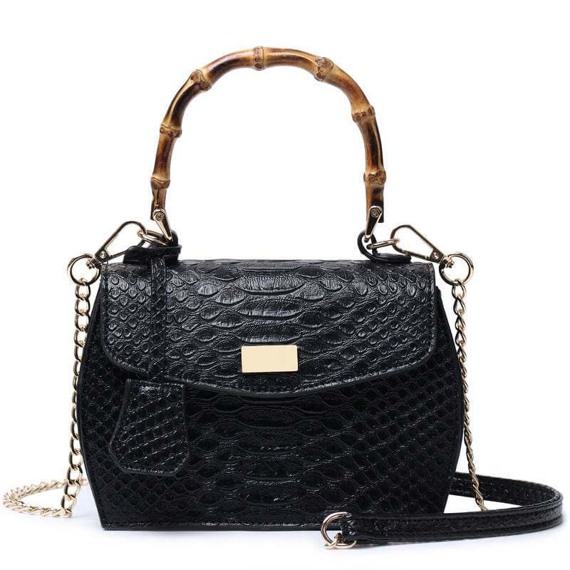 Snake Print Handbag - Luxevoix
