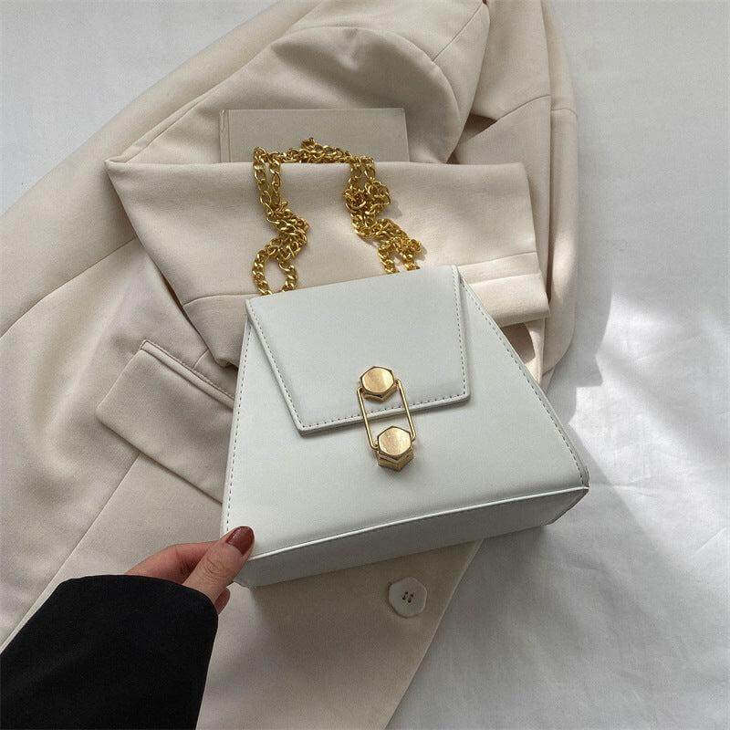 Retro Chain Messenger Bag for Women - Luxevoix