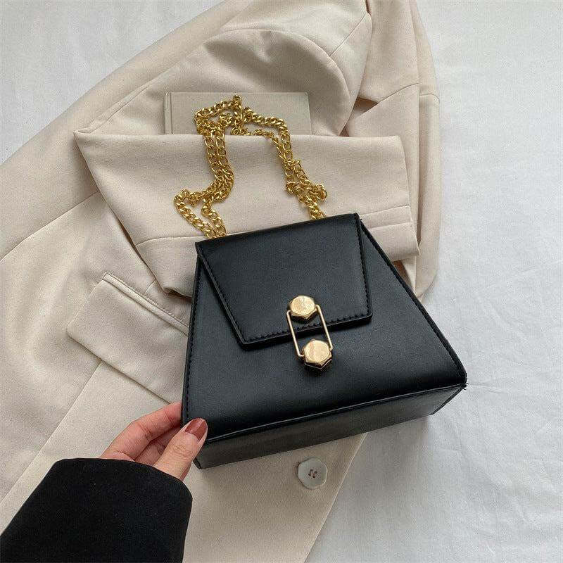 Retro Chain Messenger Bag for Women - Luxevoix
