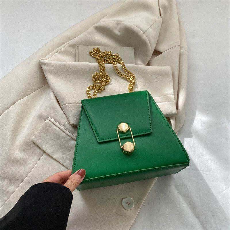Retro Chain Messenger Bag for Women - Luxevoix