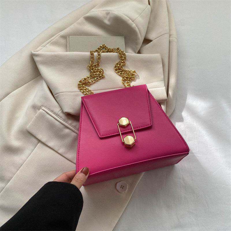 Retro Chain Messenger Bag for Women - Luxevoix