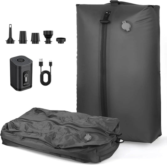 Travel Vacuum Storage Bags with Inflate and Extract Air Pump
