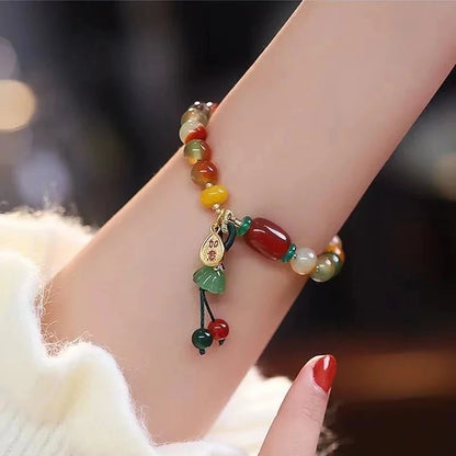 Natural Beaded Stone Bracelet - Free Delivery Included