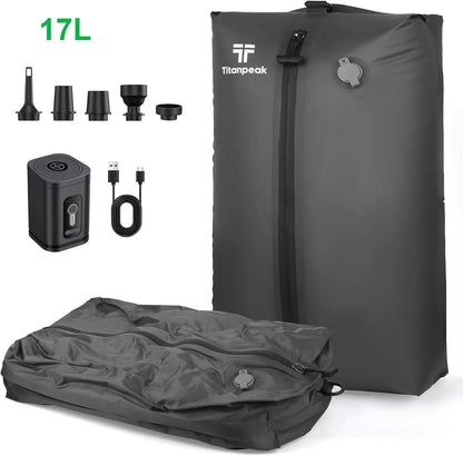 Travel Vacuum Storage Bags with Inflate and Extract Air Pump