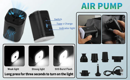 Travel Vacuum Storage Bags with Inflate and Extract Air Pump