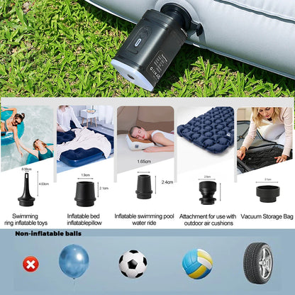 Travel Vacuum Storage Bags with Inflate and Extract Air Pump