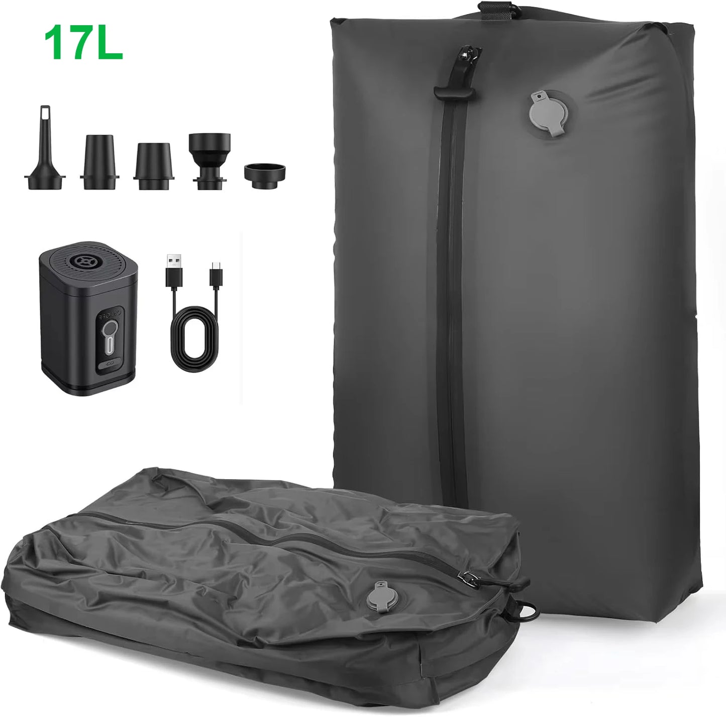 Travel Vacuum Storage Bags with Inflate and Extract Air Pump