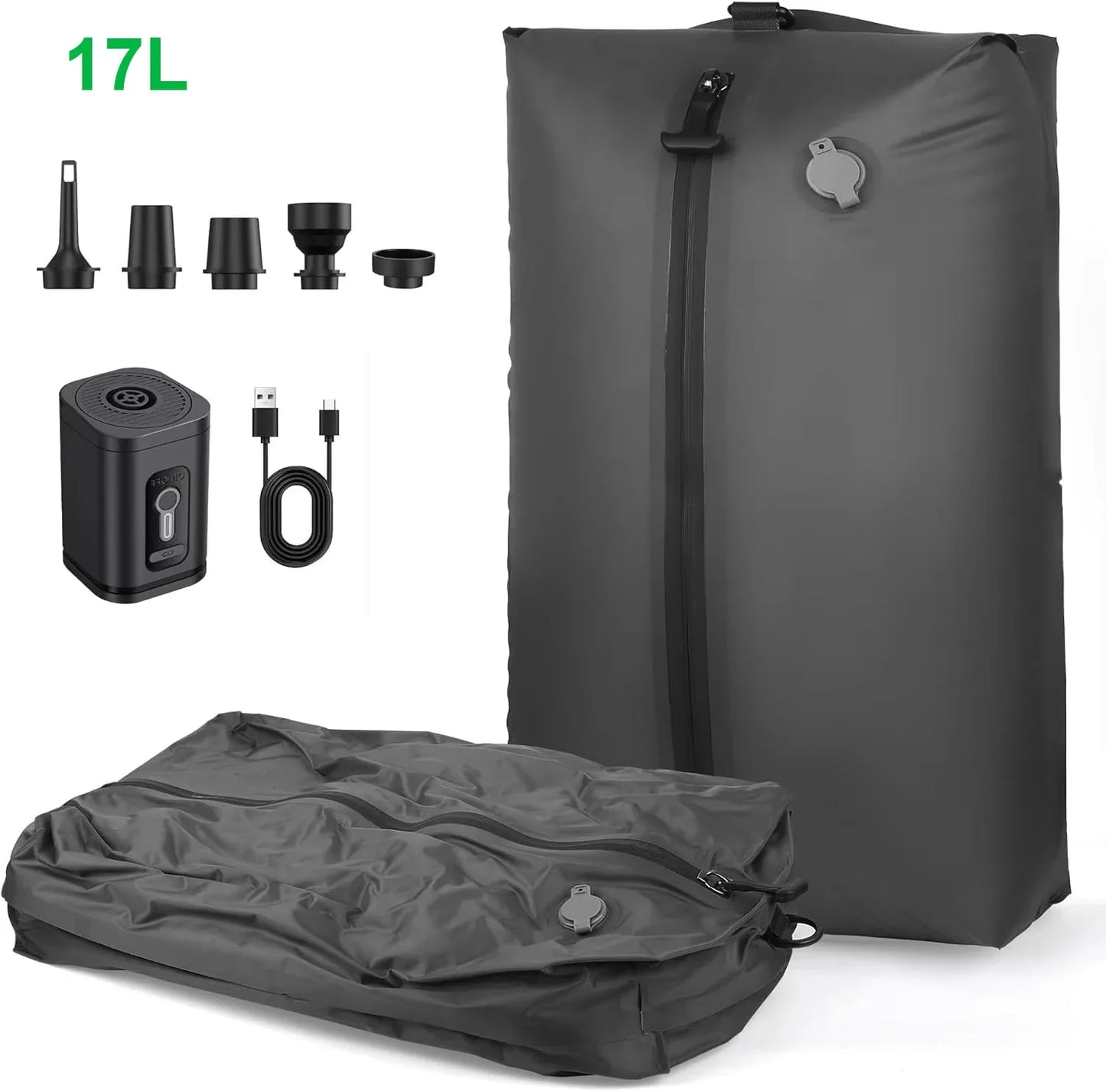 Travel Vacuum Storage Bags with Inflate and Extract Air Pump