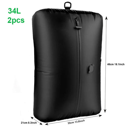 Travel Vacuum Storage Bags with Inflate and Extract Air Pump